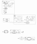 Flywheel Rewind Diagram and Parts List for 283707-0118-02  Briggs and Stratton Engine